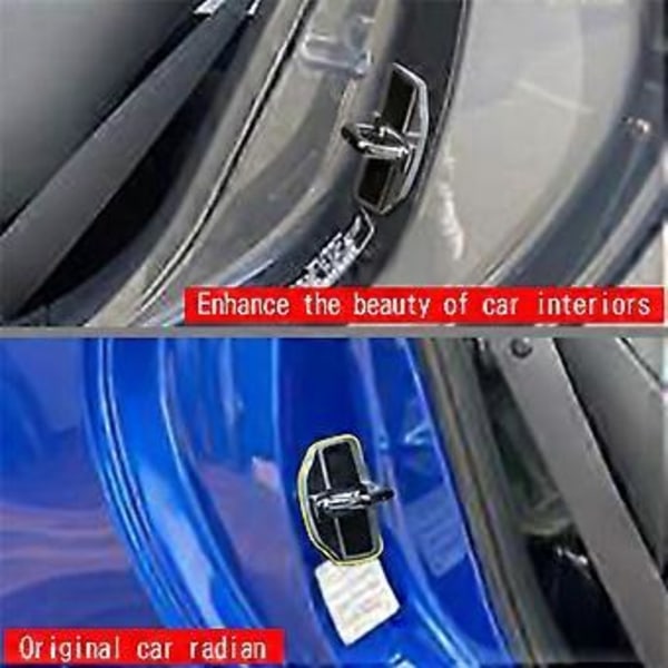 4 Set TRD Dörrstabilisator Dörrlås Skydd Spärrar Skydd för Subaru Alla Serier BRZ XV Forester Le
