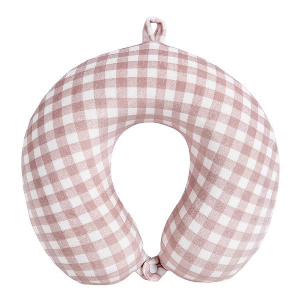 Spandex Ultra Lille Plaid Nakkepude Åndbar Hudvenlig Hukommelsesskum