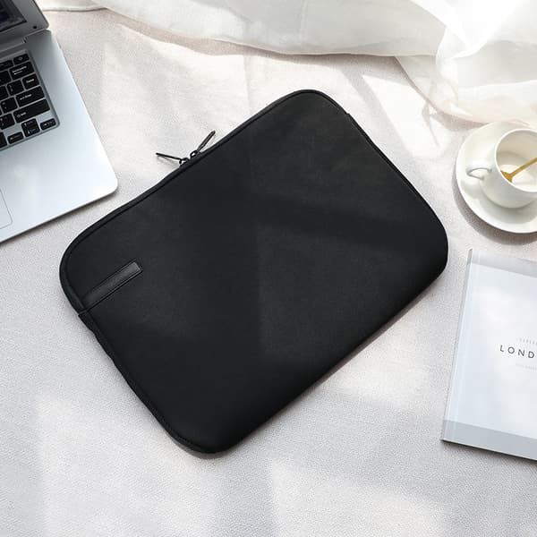Basic laptopfodral, svart 13 tum, surfplatta laptopfodral, dykning m