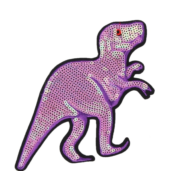 14 stk. Børnebroderede Dinosaur-Applikationer til Syning/Strygning
