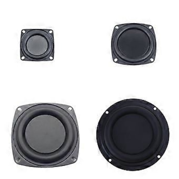 Basradiator Højttaler Membran Hjælpe Forstærk Bas Vibration Membran Passiv Radiator til Woofer Højttaler DIY 2 inches square