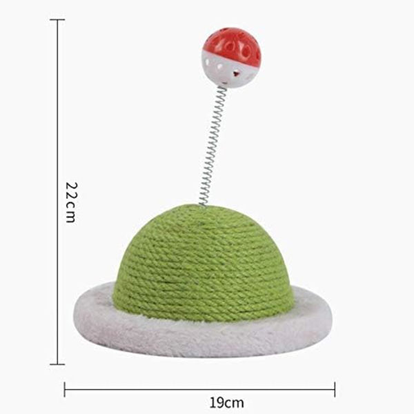 Kissan raapimapuu, pöytälevyllä oleva kynsien raapimapuu sisal-pallolla