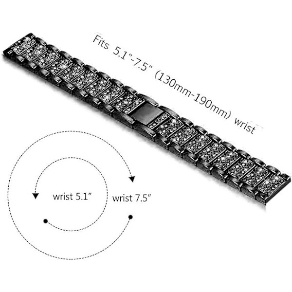 Til Apple Watch-rem, iWatch, 38/40/41, letmetal, glitter