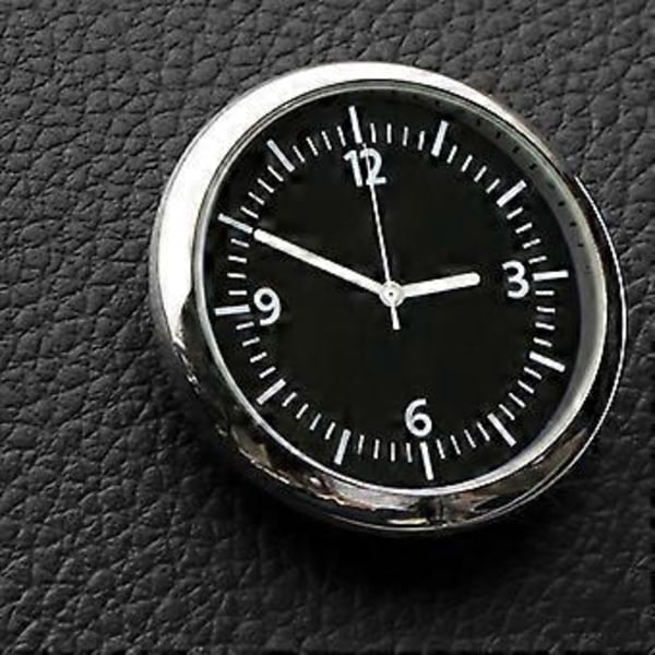 1 Mini Bil Instrumentbräda Klocka Självhäftande Klocka Tillbehör För Lastbil Båt Fordon