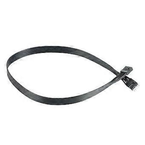 2st Moderkort HD Audio 9Pin Hane till Hona Förlängningskabel för PC DIY Svart