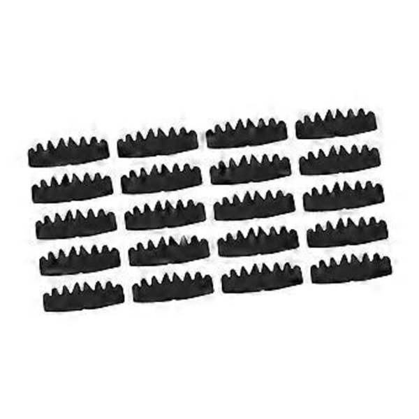 20x Lippalakin Sisäosa, Hikinauha Lippalakkiin, Tennislippikseen, Matkailuun, Kesään (Musta 26cmx10cm)