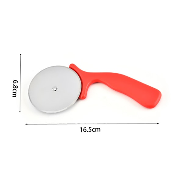 2 st svart rostfritt stål hjul slicer bakverk nonstick pannkaka