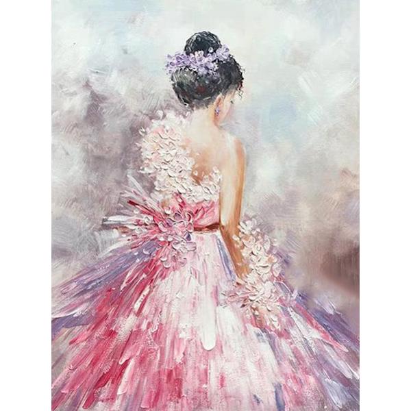 30x40cm 5D DIY Diamond painting Full, Balettdansören#H, DIY Diam