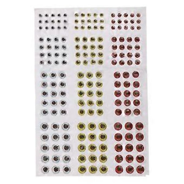 Parti 183 stk. 2D Holografiske Udendørs Fiske Lokke Øjne, Fluebinding, Jigs, Håndværk()
