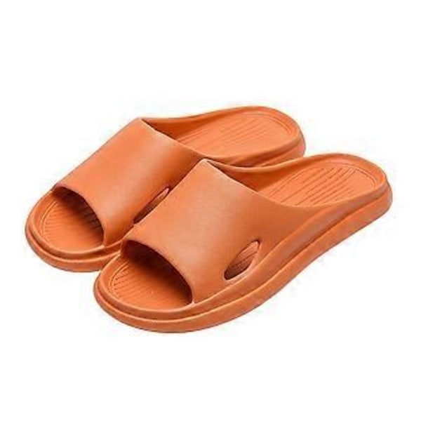 1 par komfortable badeslippers, smidige skridsikre slippers til hjemmet