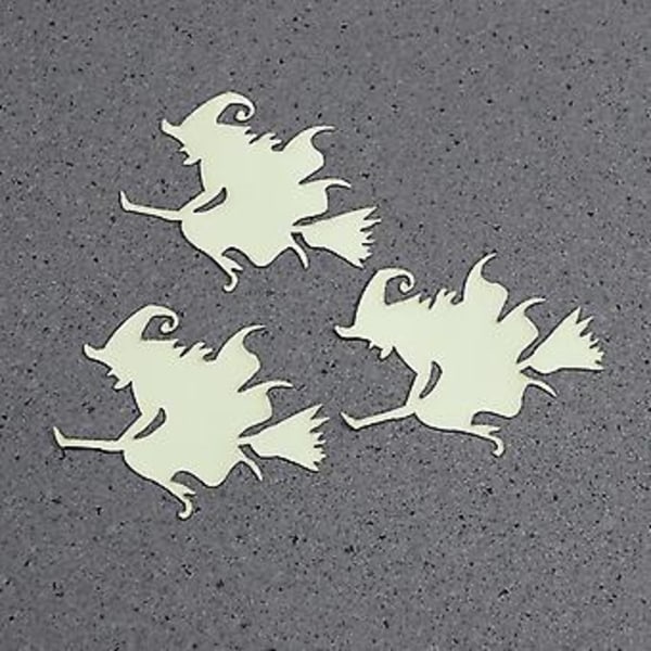 12 stk Veggklistremerker for Halloween-dekorasjoner