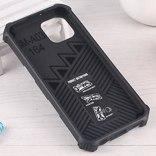 TPU+PC Skal För Samsung Galaxy A03 EU 164mm Dark Blue