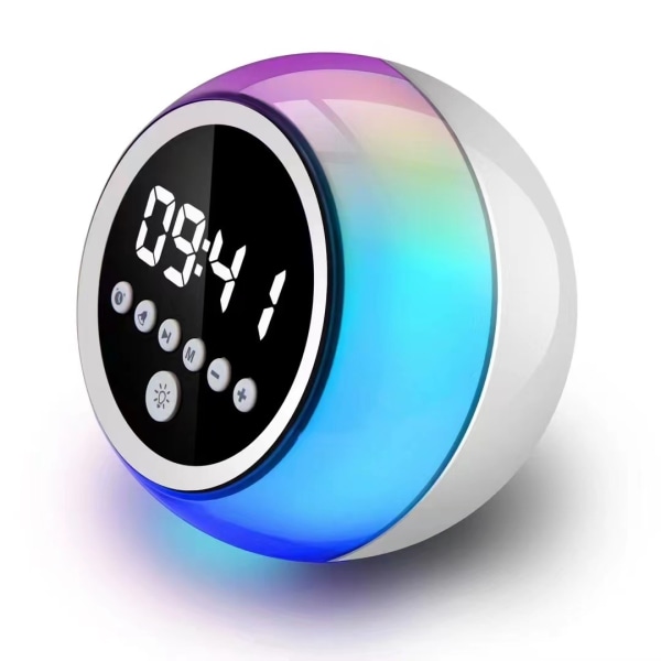 Digital atmosfärisk lampa, Bluetooth-högtalare, multifunktionell klocka