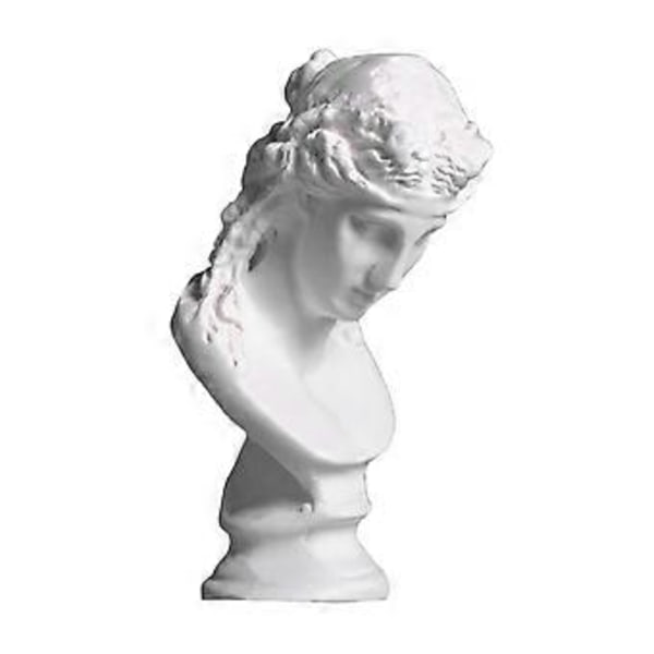 2.4 Tommers Klassisk Resin Gresk Hode Byste Statue Skulptur Figur Hjem Dekor Statue (Arias) Arias