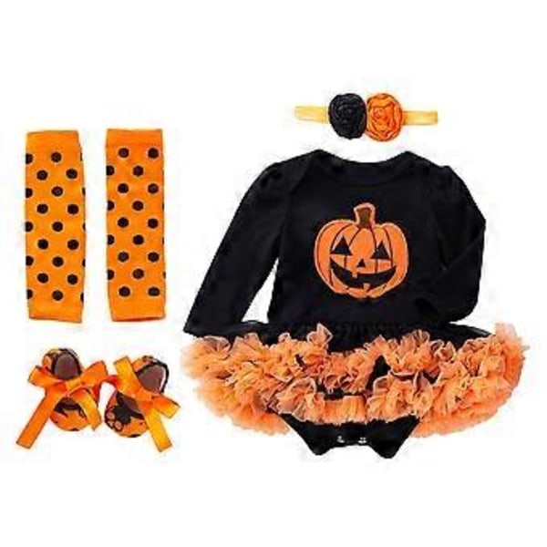 1 Setti Vauvan Halloween-haalari Ihana Tutu-hame Vauvan Halloween-asusteet Koristeet