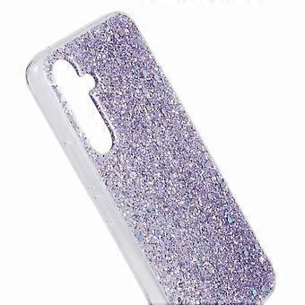 För Samsung Galaxy S23 FE TPU Skal Glitterigt Reptåligt Telefonskal Style D