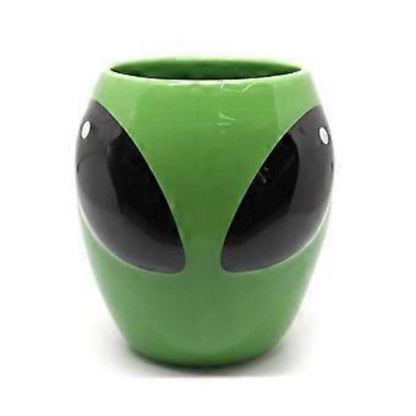 3D Alien Keramisk Kaffekop med Glatte Kanter Rum Univers UFO Kontor Kaffekrus Velegnet til Kaffeelskere Gaver