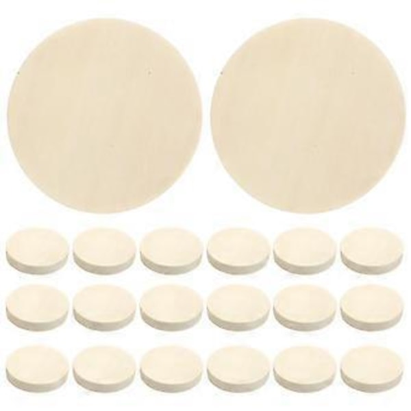 50 stk. Trebase Figurer Displayholder Actionfigur Displaybase DIY Materiale (3.00X3.00X0.40CM)