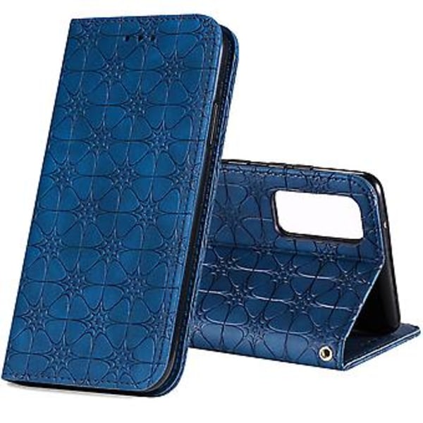 For Samsung Galaxy S20 FE Lykkebringende Blomster Præget Cover