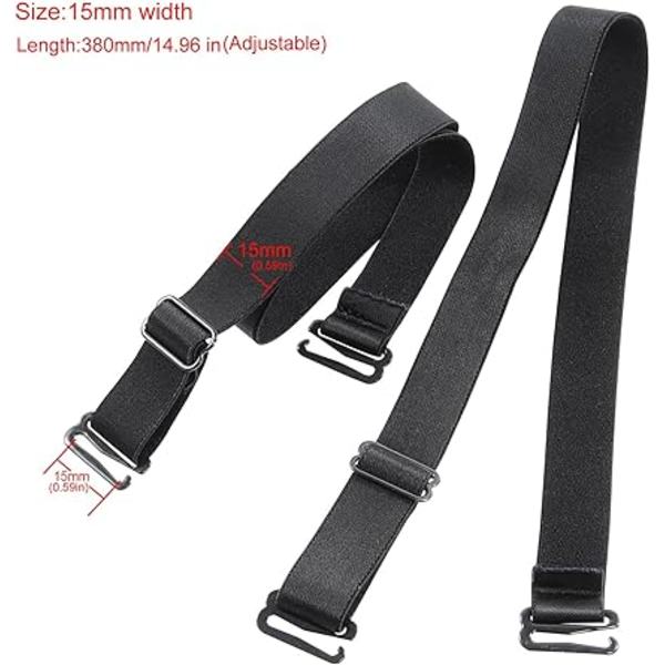 Lingerietillbehör 15mm (Set om 3) Justerbar axelrem E