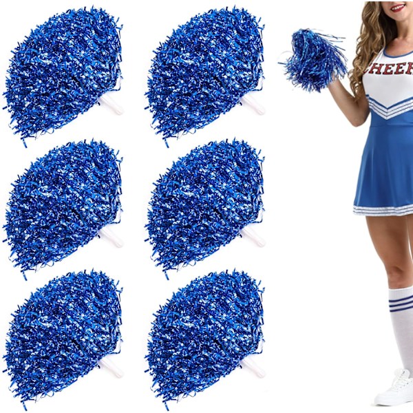 Sininen Niuhong Cheer Leader Poms Kiiltävä Metalli Cheer Pallo Farben P