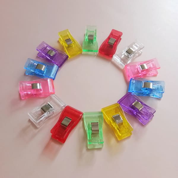 9 Syklips til at Holde Quilts, 27 x 10mm DIY Plastiksyning