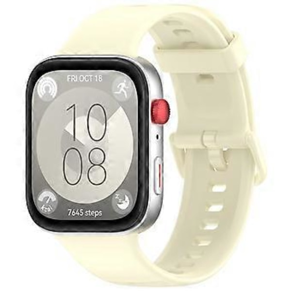 Til Huawei Watch Fit 3 Udskiftningsarmbånd Blød Silikone Urrem Style R