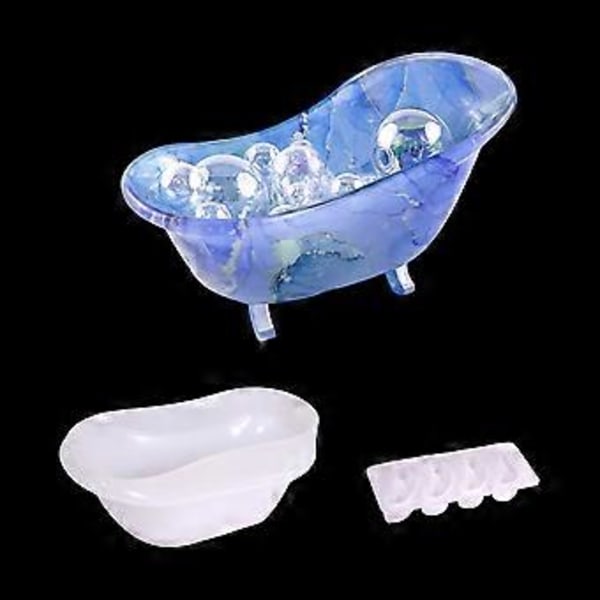 Krukker Resinforme Silikone Badekar/Svamp Epoxy Resin Støbeform til Opbevaringsboks, Slik Smykkebeholder, Boligindretning
