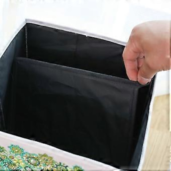 5D DIY diamantmaleri Oppbevaringsboks Reisekrystallbeholder Etui Organiserere Diamantbroderi Håndverk Julebryllupsfest Bursdagsgaver(H) H