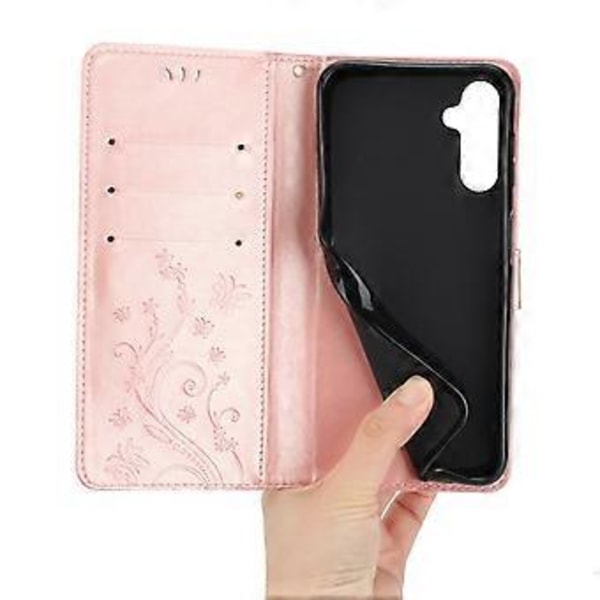 Til Samsung Galaxy S24 FE Etui PU Læder Telefon Wallet Cover med Rem Style J