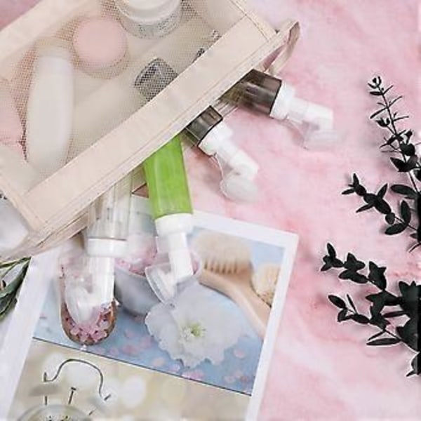 4 st Mousse Skumflaska Plast Frostat Skumflaska Liten Bubbelflaska