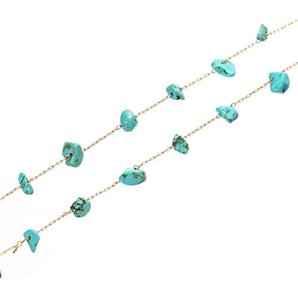 Kvinnors glasögonkedja turkos läsglasögon halsband solglasögon
