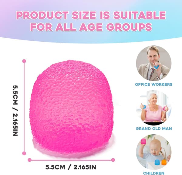 Dohsquishies Nee Candy Maltose Leketøy, Super Solid Klemmeball, Stresslindrende Sensorisk Leketøy, Rosa Pink