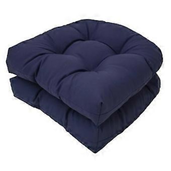 Utesoffa Kuddar Set om 2, Patio Möbel Golvkuddar navy