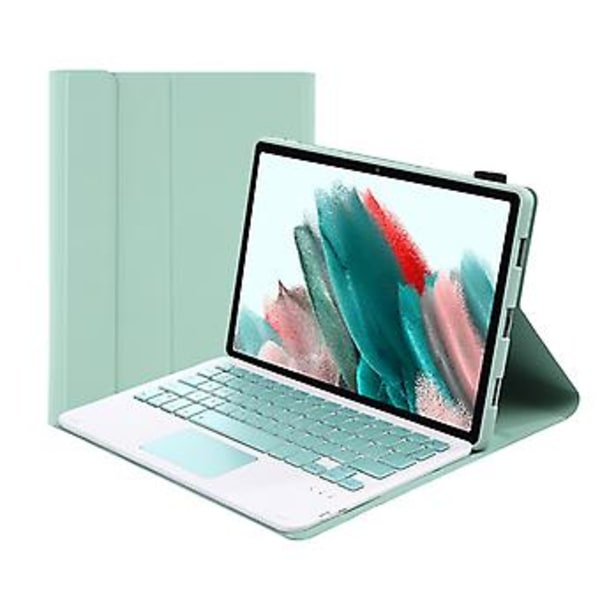Näppäimistö + Kotelo Samsung Galaxy Tab A8 2021 Vaaleanvihreä Light green