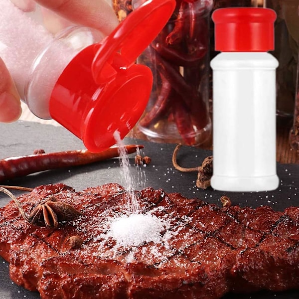 6 st plast kryddburkar salt peppar shakers kryddburkar flaskor