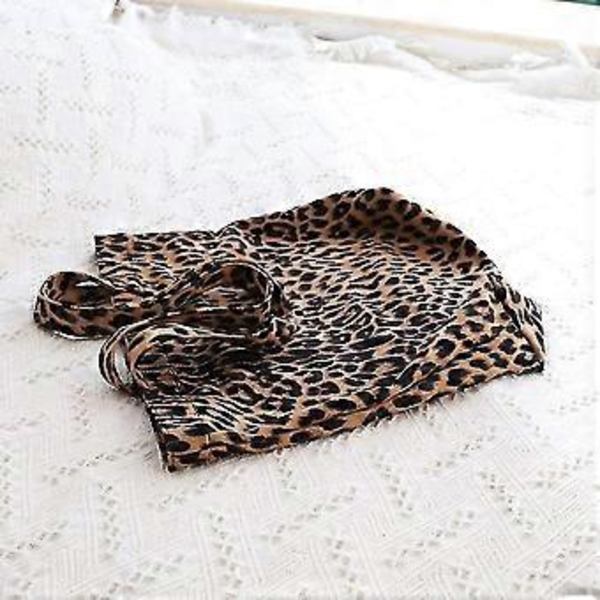 Verktygsväska Mjuk Leopard Axelväska Stor Tote Handväska Plånbok Rese Dam Satchel