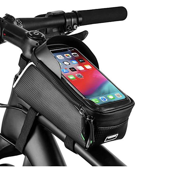 Cykel mobiltelefon väska framtill cykelväska vattentät cyk