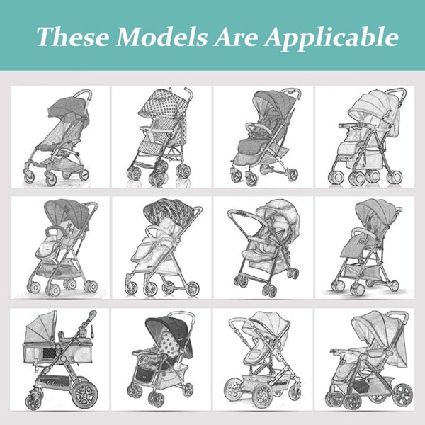 Barnevognsnet, 34 x 30 cm, Universal Baby Barnevognsnet Opbevaring