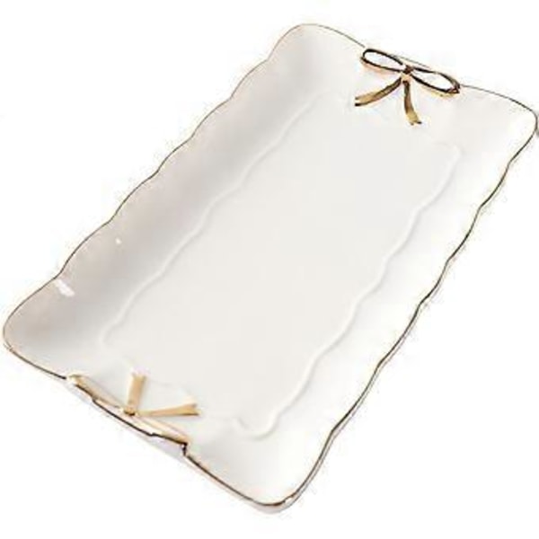Smykkeskål Dekorativ Skål Keramiske Tallerkener Dessert Serveringsfad Sofabordsskål
