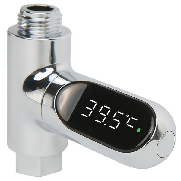 Direktläst duschtermometer, G1/2 krantermometer LED Digi