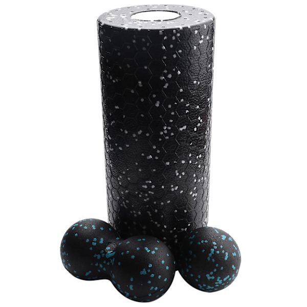 Foam Roller Set Högdensitets Massage Rollerboll För Nacke Rygg Muskler Djupvävnadsmassage..