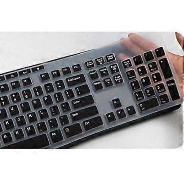 Silikone Tastatur Beskyttelsesfilm til K200 K260 K270 K275 Laptops Beskytter Mod Spild og Forbedrer Holdbarheden Hvid White