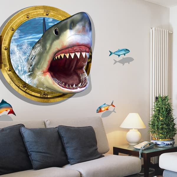3D Itseliimautuva (U-Hai Suu (60cm x 90cm)) Remo