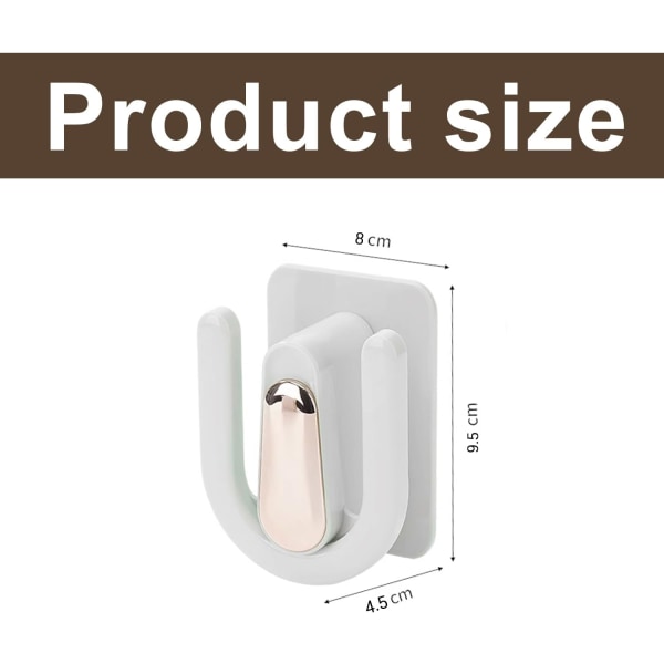 2 Pieces White Plastic Wall Hanging Shoe Shelves - Wall Mounted S