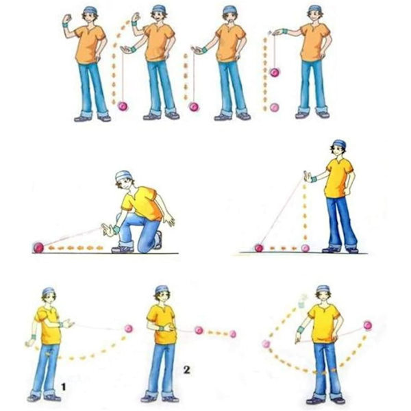 Nybörjare Yoyos MAGIC YOYO K1 Lätt Yo-yo för Barn Reaktiva Yo-yos