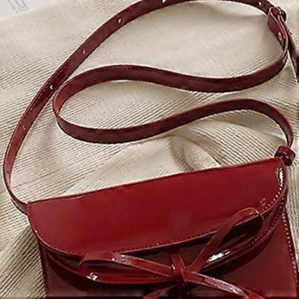 Axelväska Rosettväskor Mjukt Läder Crossbody Handväskor med Justerbara Remmar Små Hoboväskor för Kvinnor Flickor Svart Black