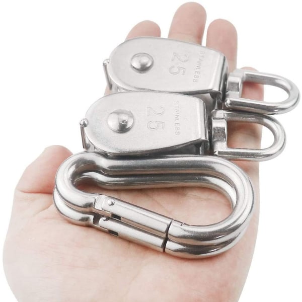 25mm Kranhjul Block Swivel Hook Enkelhjul Block Hängande
