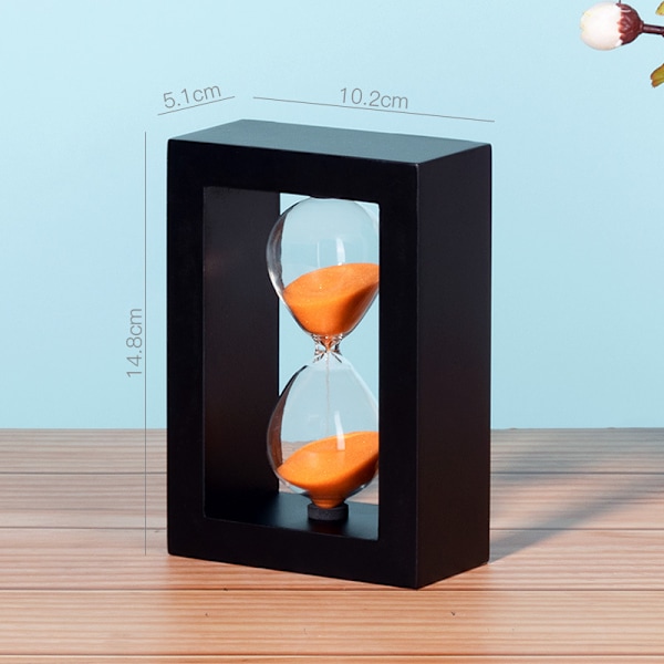 Orange Sandglas 30 minuter Timer Timglas för prydnadsdekoration