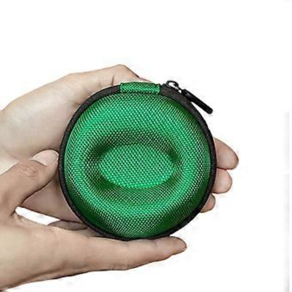 Vetoketjullinen matkakello kotelo rannekelloille ja älykelloille Kannettava älykellon näyttölaatikon järjestäjä Vihreä Green